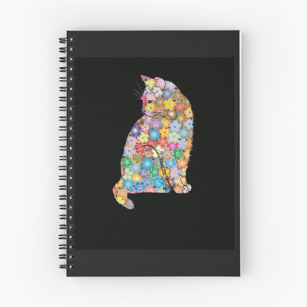 Item preview, Cat with flowers designed and sold by Zuly5.