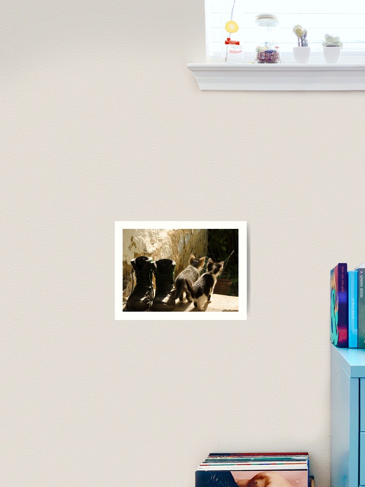 Thumbnail 2 of 3, Art Print, Young cats game designed and sold by Septi79.