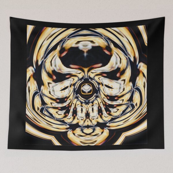 Item preview, Abstract Skull Head designed and sold by roundtrt.