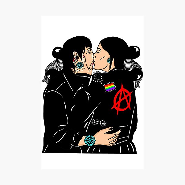 Item preview, Diné punk couple  designed and sold by Skidskunx.