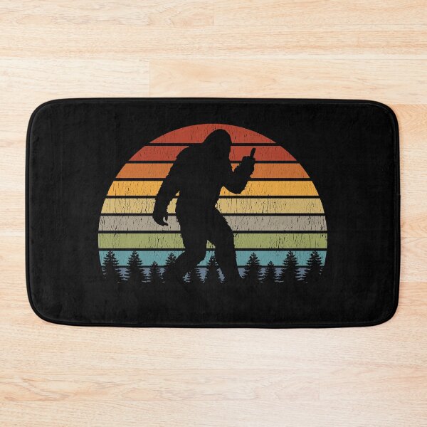 Item preview, Retro Bigfoot Middle Finger Silhouette Sasquatch Sunset designed and sold by snickrdoodle.