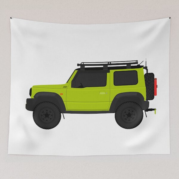 Item preview, 4x4 jimny new version 2019 green Custom designed and sold by MandalaPics.