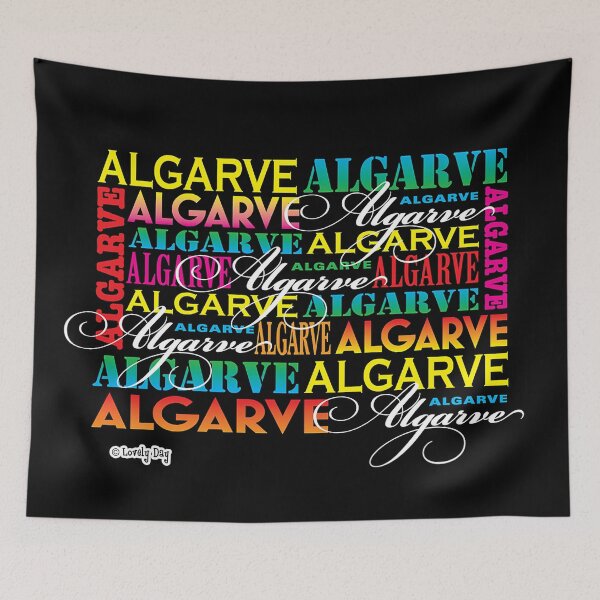 Item preview, Portugal Algarve Script Famous Lovely Day Design designed and sold by Lovely Day.