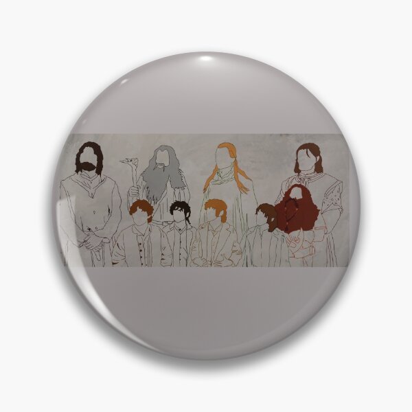 Item preview, The Fellowship- Light Gray designed and sold by EarthyUndertone.