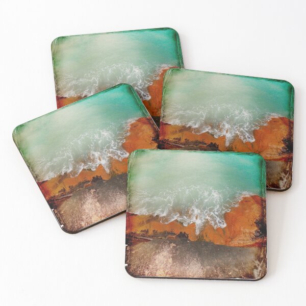 Item preview, Fascinating Beach Colors designed and sold by VintageArtistry.