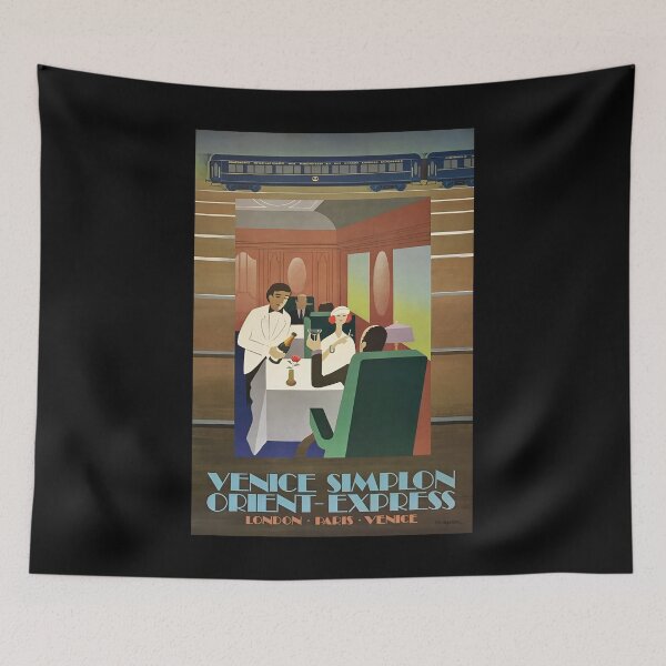 Item preview, Orient-Express retro poster designed and sold by CorasPosters.