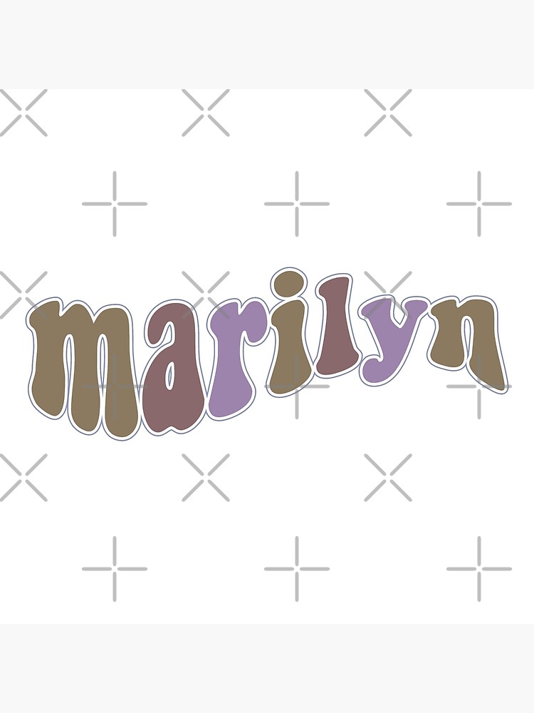 Marilyn  Name Art Print