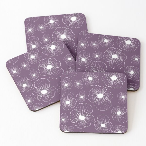 Item preview, Flower Pansies Pattern Purple designed and sold by ranadigipaint.