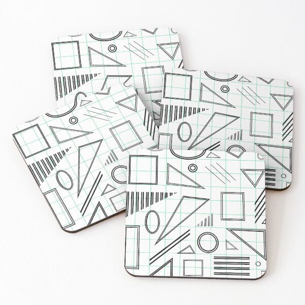 Item preview, Shapes on grid designed and sold by apis-florea.