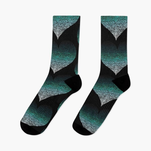 Item preview, Ocean Ombre Heart on Black designed and sold by MoodyCarp.