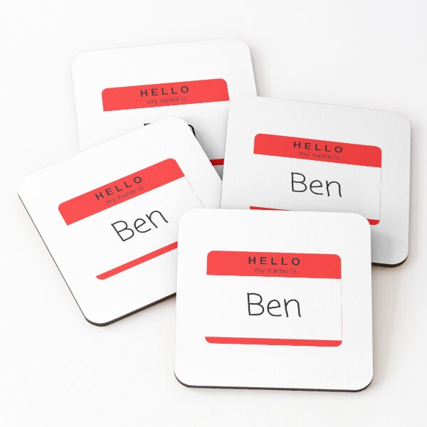 Item preview, Hello my name is... Ben designed and sold by STAR10008.