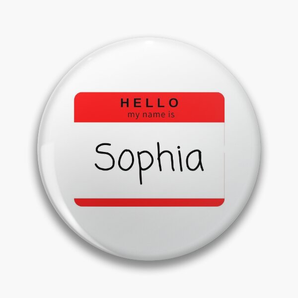 Item preview, Hello my name is... Sophia designed and sold by STAR10008.