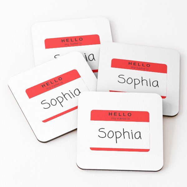 Item preview, Hello my name is... Sophia designed and sold by STAR10008.