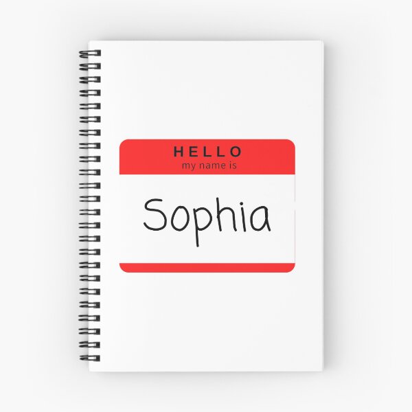 Item preview, Hello my name is... Sophia designed and sold by STAR10008.