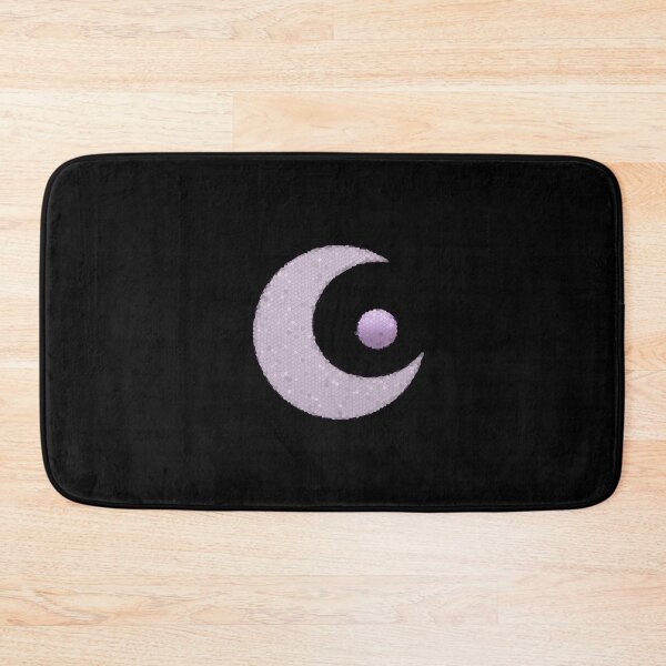 Item preview, Purple Moon tile with planet-space designed and sold by fourleafphotos.