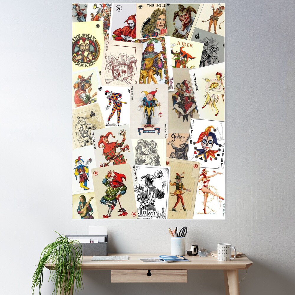 Jokers Wild Poster for Sale by Screaming Gypsy Designs | Redbubble