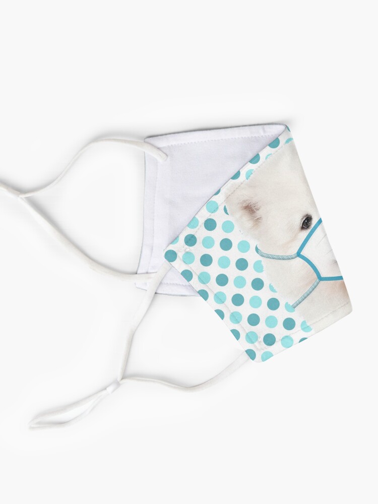Alternate view of Samoyed Cutie Mask
