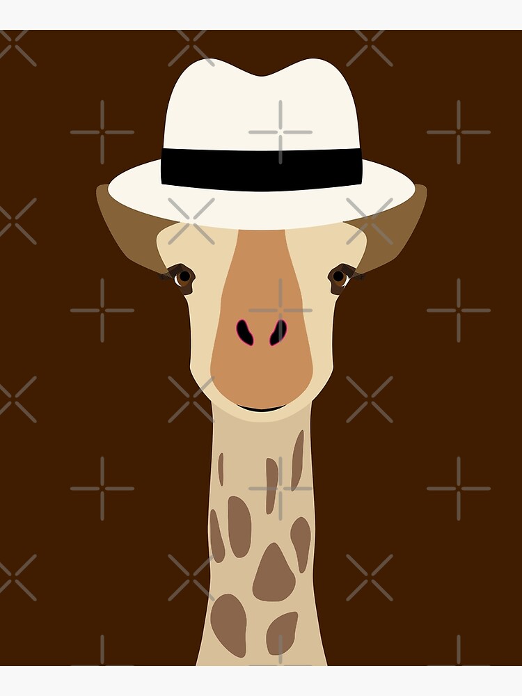 NDVH Giraffe Wearing a Fedora by nikhorne