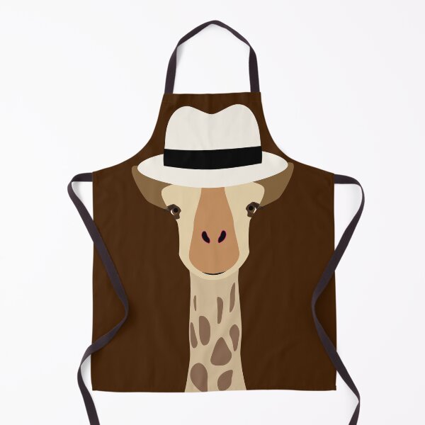 NDVH Giraffe Wearing a Fedora Apron