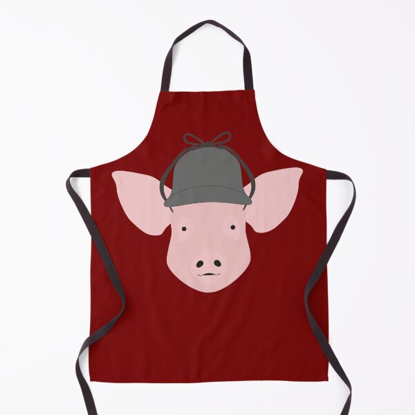Item preview, NDVH Pig Wearing a Deerstalker designed and sold by Nik’s T-Shirts.