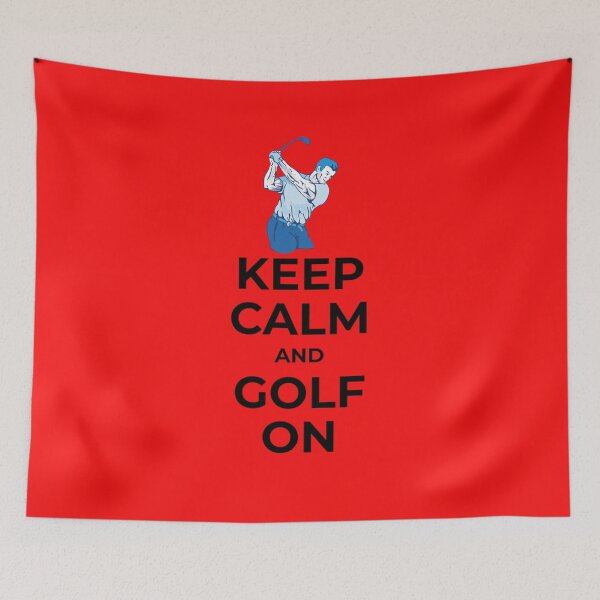Item preview, Keep Calm and Golf On designed and sold by GolfUniverse.