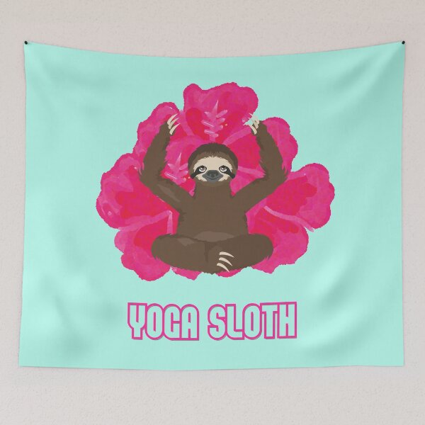 Item preview, Yoga Sloth Pose 7 designed and sold by Pundressed.