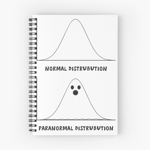 Artikelvorschau, Paranormal Distribution - Lustige Halloween-Wissenschaft entworfen und verkauft von bullshirter.