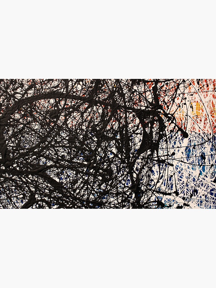 Abstract Jackson Pollock Painting Original Art by ZeeClark