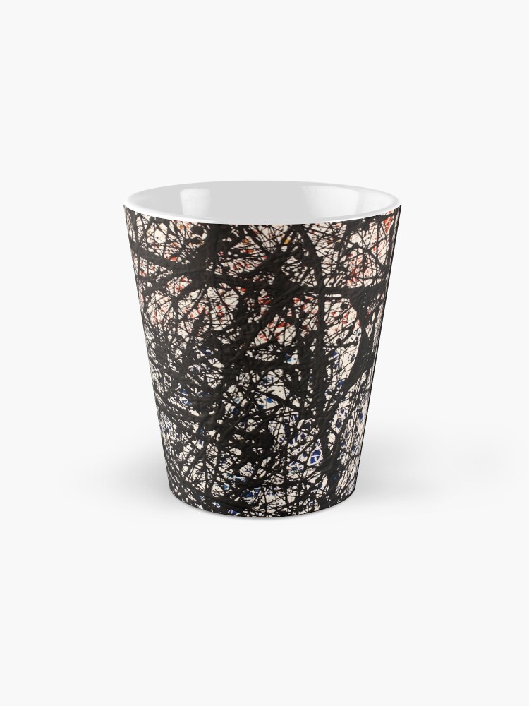 Alternate view of Abstract Jackson Pollock Painting Original Art Mug