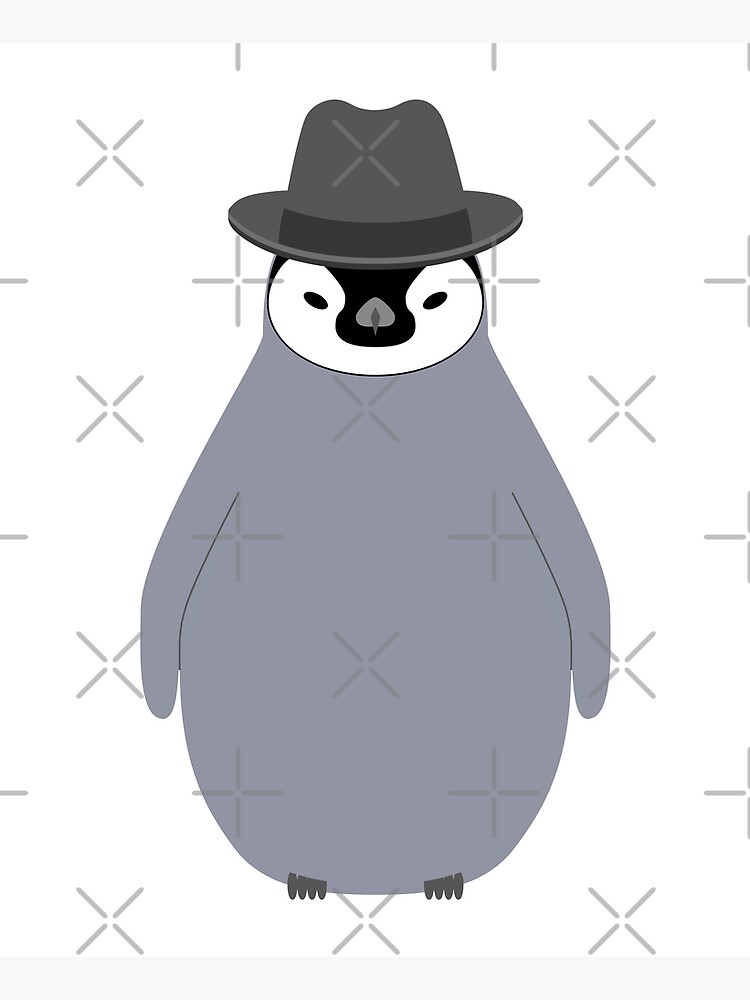 NDVH Baby Penguin Wearing a Homburg by nikhorne