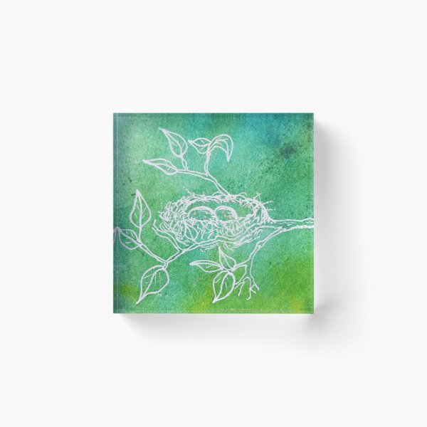 Artikelvorschau, Vogelnest auf Aquarell entworfen und verkauft von Catherine  Schwebel.
