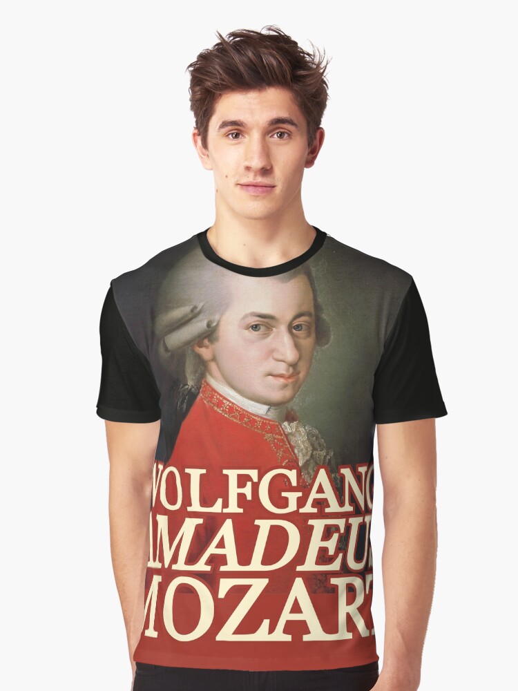 Thumbnail 1 of 5, Graphic T-Shirt, Wolfgang Amadeus Mozart designed and sold by MoriVond.