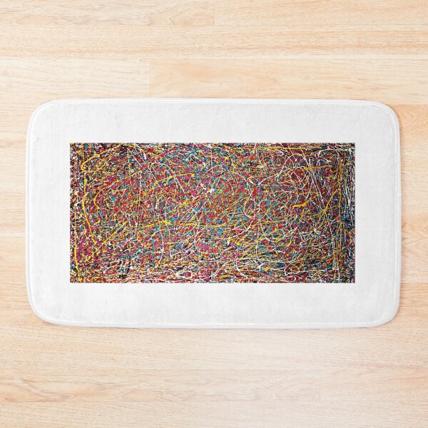 Item preview, Original Abstract Jackson Pollock Painting Style  designed and sold by ZeeClark.