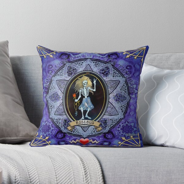 Rosebud Throw Pillow