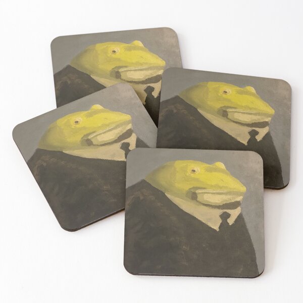 Item preview, Froggy Suit Painting designed and sold by Bex Eastwell.