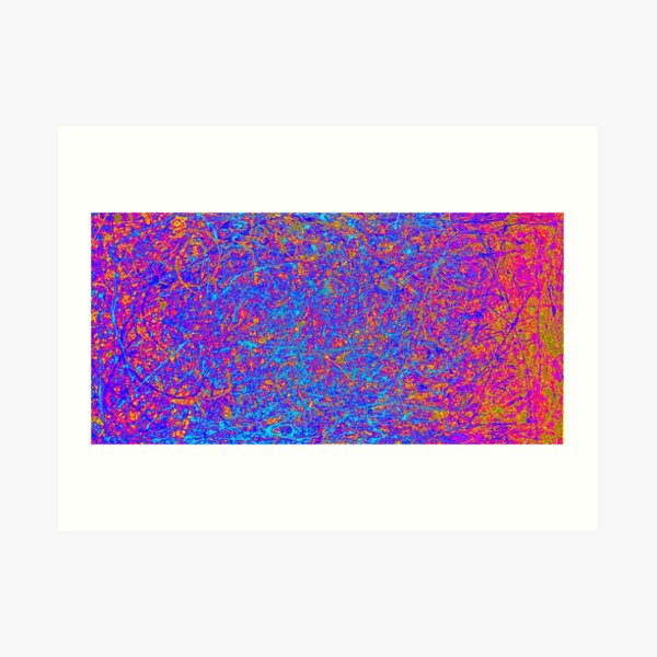 Abstract Jackson Pollock Painting Original Art Art Print