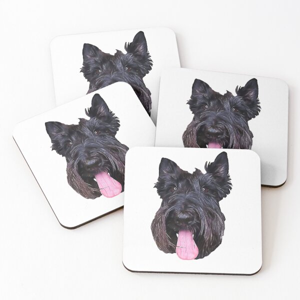 Item preview, Scottish Terrier Cute Puppy Dog Head designed and sold by ElegantCat.