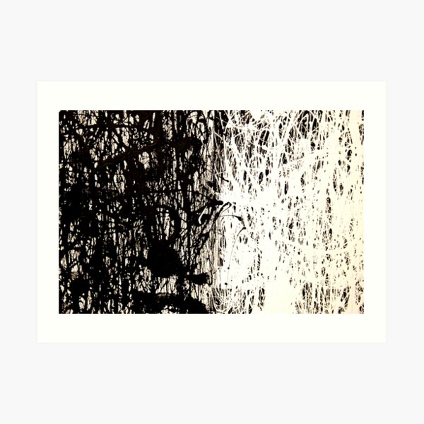 Modern Abstract Jackson Pollock Painting Original Art Art Print