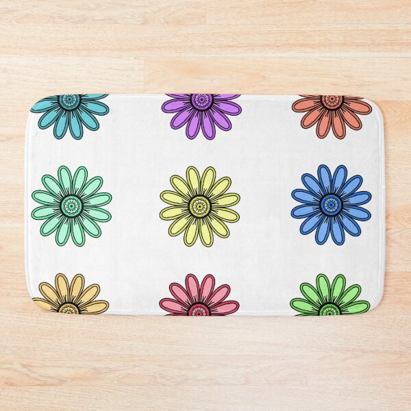 Item preview, Multi Color Flower Print designed and sold by snehajindal-art.