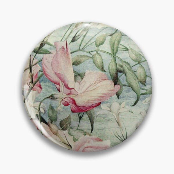 Item preview, Rose Garden watercolor designed and sold by VintageArtistry.