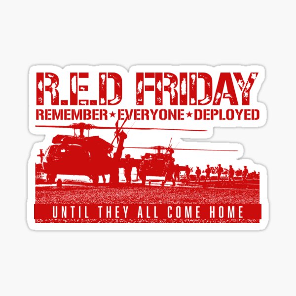 Item preview, RED FRIDAY - Support Our Troops designed and sold by bjcoving.