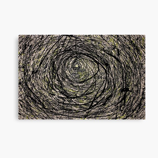 Vista previa del artículo con la obra «Obra de arte abstracta en espiral original al estilo de Jackson Pollock», diseñado y vendido por ZeeClark.