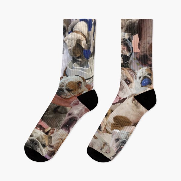 Item preview, Mochi the English Bulldog Collage designed and sold by PT.