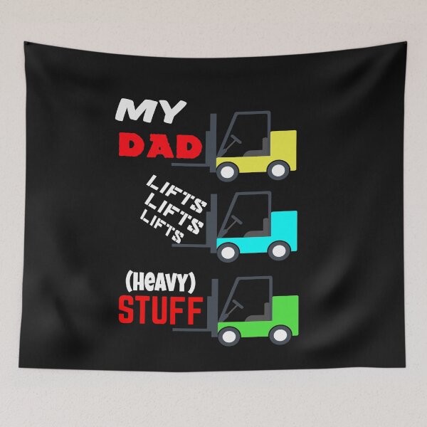 Item preview, My Dad Lifts Heavy Stuff designed and sold by SharpThreadZ.
