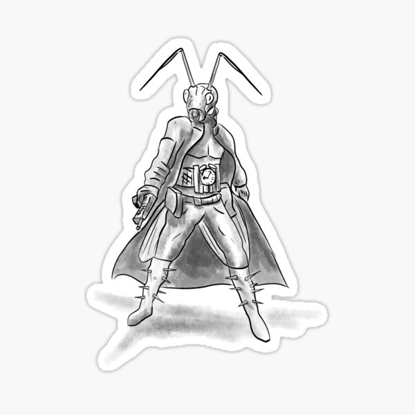 Steampunk cricket from Brass Rings the RPG Sticker