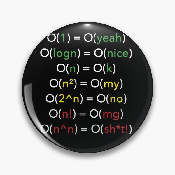 Item preview, Alternative Big O Notation designed and sold by quanticdev.