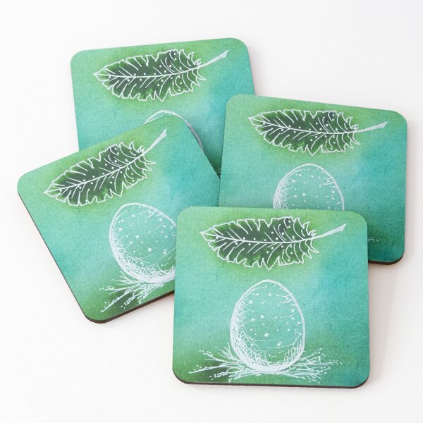 Item preview, egg and feather designed and sold by Catherine  Schwebel.