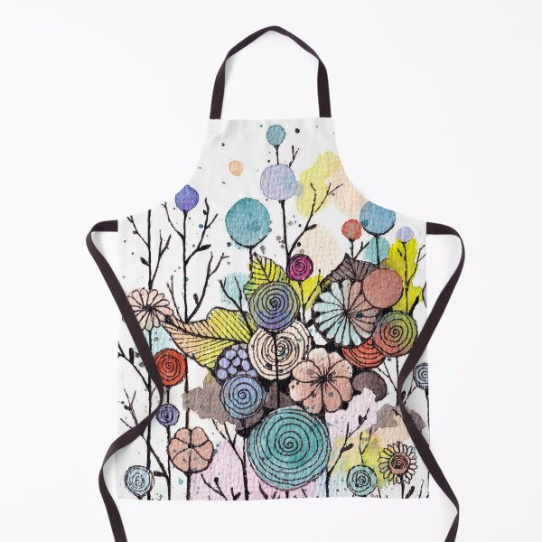 Item preview, Wildflowers Cute Doodle With Watercolor Washes designed and sold by Oirabot.