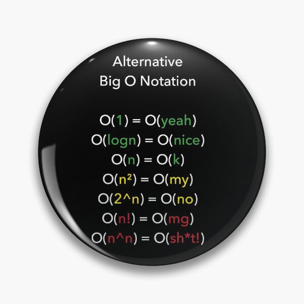 Item preview, Alternative Big O Notation (with title) designed and sold by quanticdev.