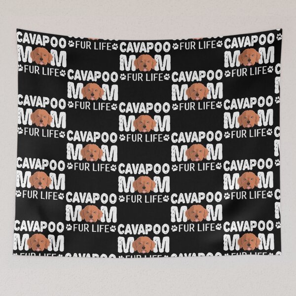 Item preview, Cavapoo Mom For Life Cavalier Poodle Mixed Dog Pun designed and sold by fatamyfan1.